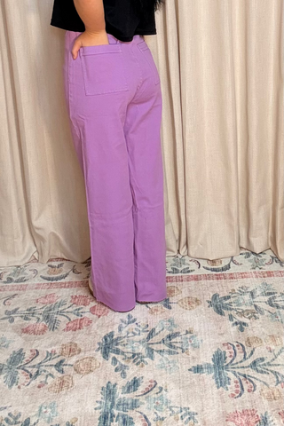 Color Pop Palazzo Jeans