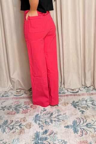 Color Pop Palazzo Jeans