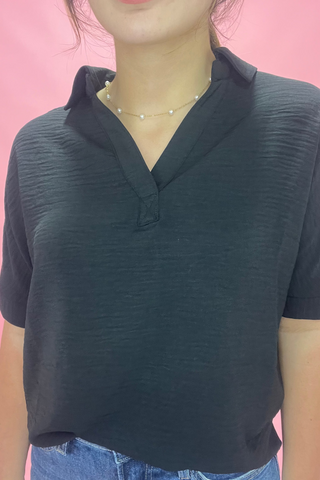 Garden Breeze Collared Top