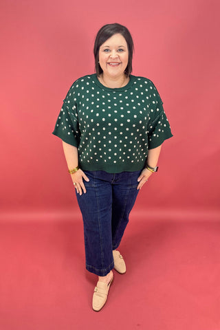 The Evergreen Dot Sweater