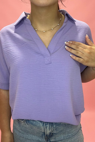 Garden Breeze Collared Top