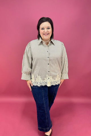 The Chestnut Lace Blouse