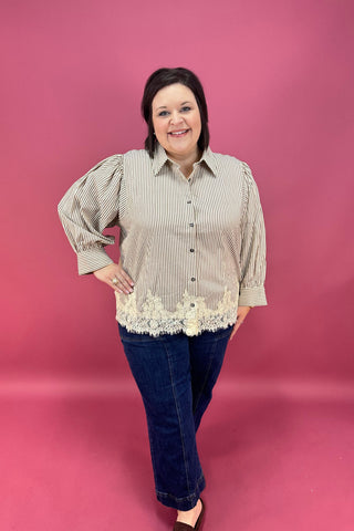 The Chestnut Lace Blouse