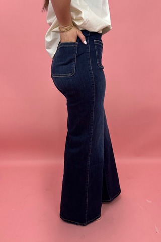 Bayou Belle Patch-Pocket Flares