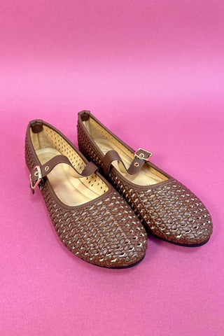 The Viretta Woven Mary Jane