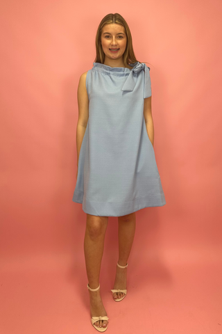 Blue Skies Bow Dress