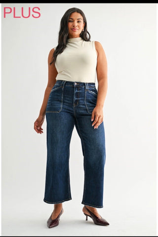 Spring Stroll Patch Pocket Jeans