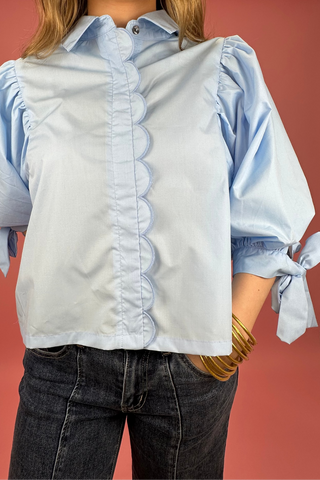 Scalloped Grace Blouse