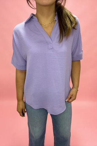 Garden Breeze Collared Top