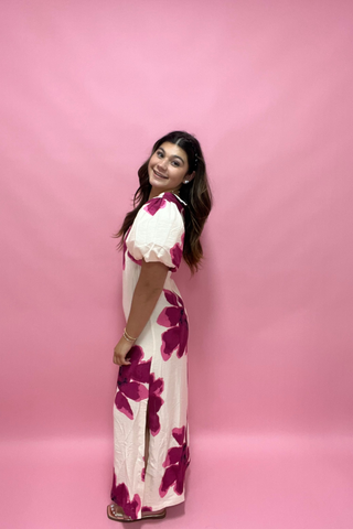 Berry Bloom Breeze Dress
