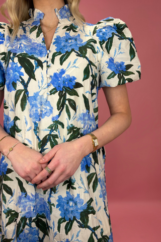 Blue Hydrangea Breeze Midi