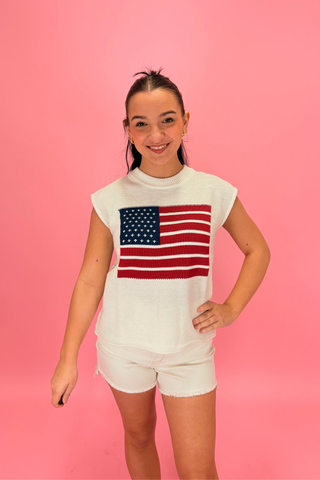 Star-Spangled Sweater Tank