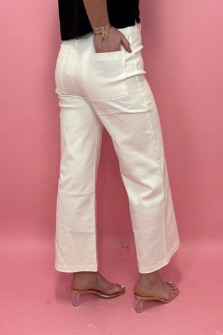 Ivory Avenue Wide Leg Jean