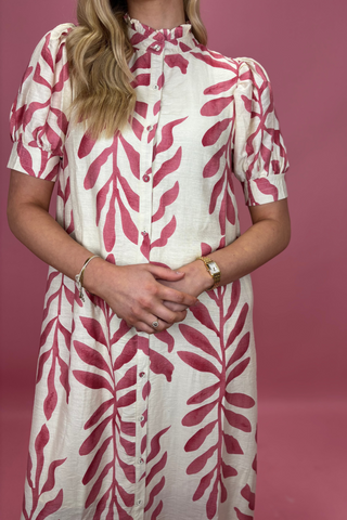 Rose Palm Elegance Maxi