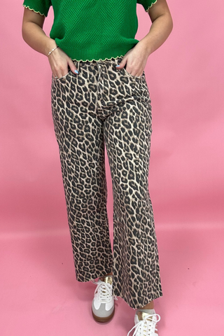Wild Bloom Wide Leg Denim
