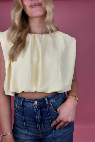 Sunbeam Sweetheart Tie Top