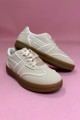 Blush Charm Ribbon Sneaker
