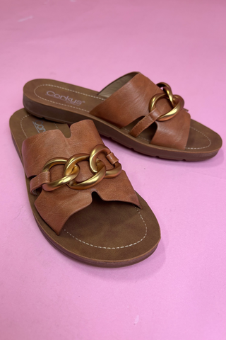 Luxe Link Slide Sandals