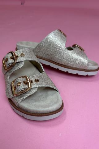 Shoreline Shine Buckle Sandal