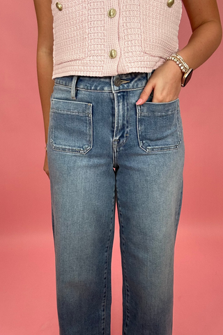 Blue Horizon Wide Leg Jean