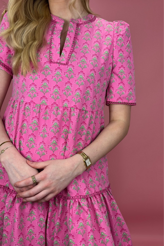 Pink Palmetto Charm Dress