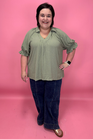 Sage Serenity Tunic Top