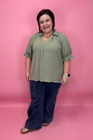 Sage Serenity Tunic Top