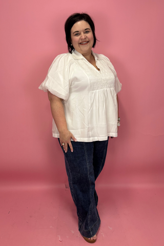 Pure Grace Smocked Top