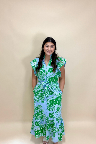 Garden Stroll Tie Dress