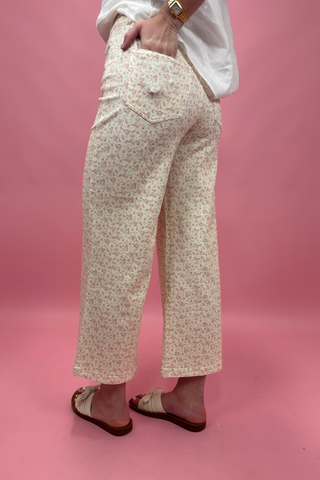 Petal Pathway Printed Pants