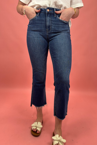 The Emmy HR Crop Flare w/Steep Hem Jean