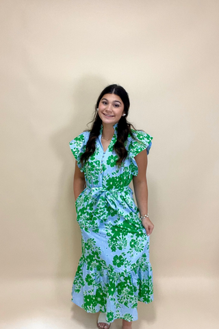 Garden Stroll Tie Dress