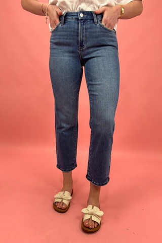 Main Street Classic HR Crop Jeans