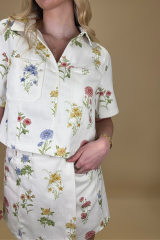 Wildflower Weekend Cropped Top
