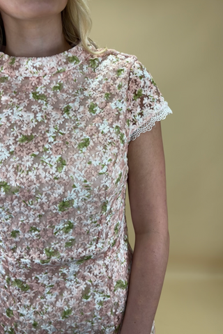 Blush Garden Grace Midi Dress
