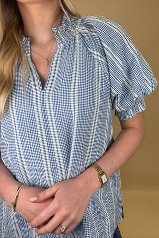 Coastal Picnic Charm Top