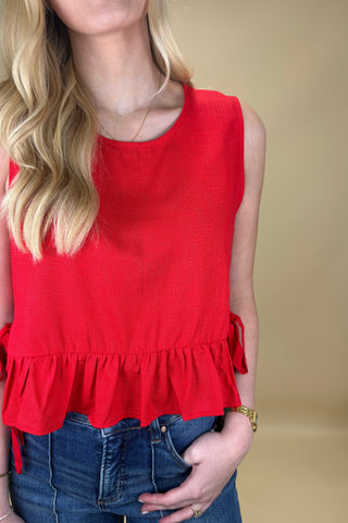 Sunny Stroll Ruffle Top