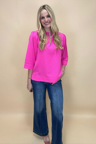 Petal Breeze Ruffle Top