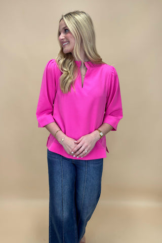 Petal Breeze Ruffle Top