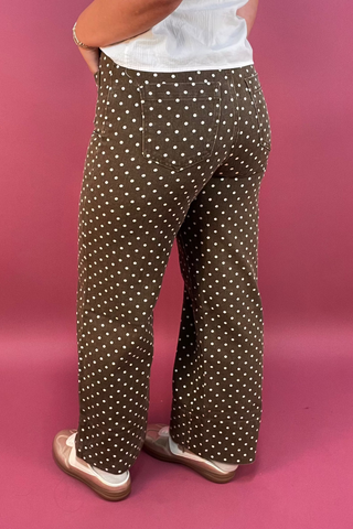 The Dot Theory Wide Leg Pants