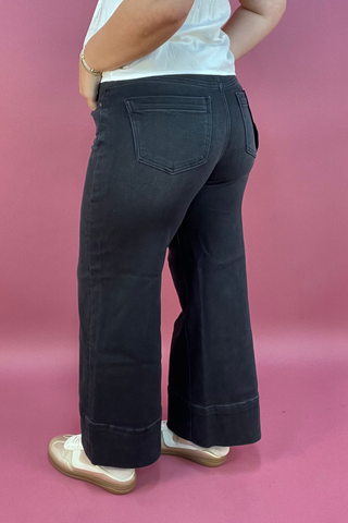 The Line & Form Pintuck Crop Jeans