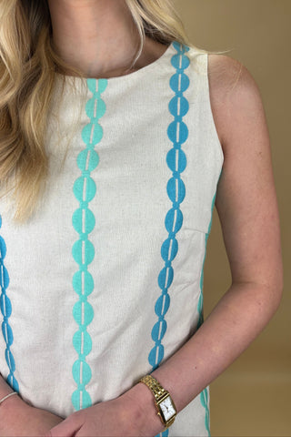 Coastal Cabana Stripe Dress