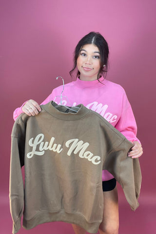 Lulu Mac Script Sweatshirt