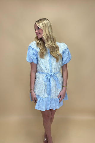 Bluebell Cottage Button Dress
