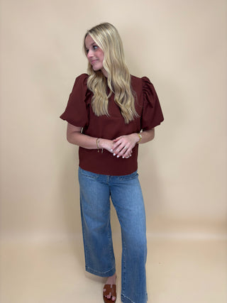 Everyday Edge Puff Sleeve Top
