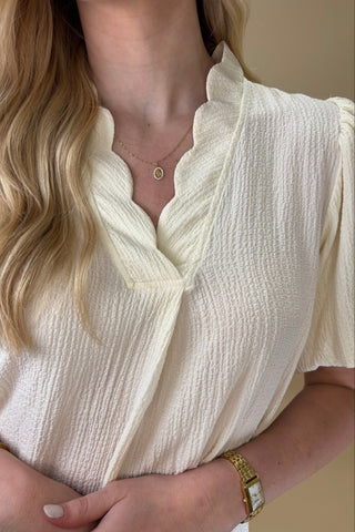 Sugar Petal Ruffle Top
