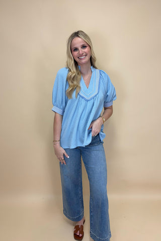 Heirloom Harbor Textured Top
