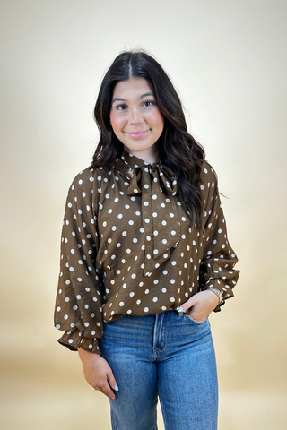 The Chestnut Whimsy Blouse