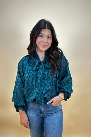 The Emerald Reverie Blouse