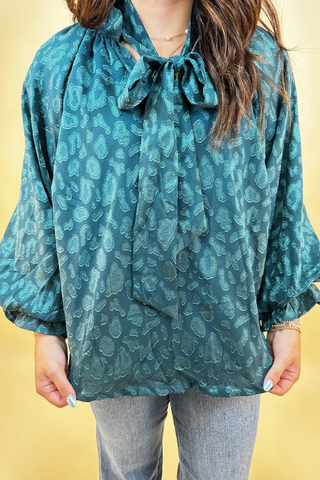 The Emerald Reverie Blouse